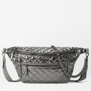 MZ Wallace Pewter Metallic Crosby Sling- SOLD OUT**